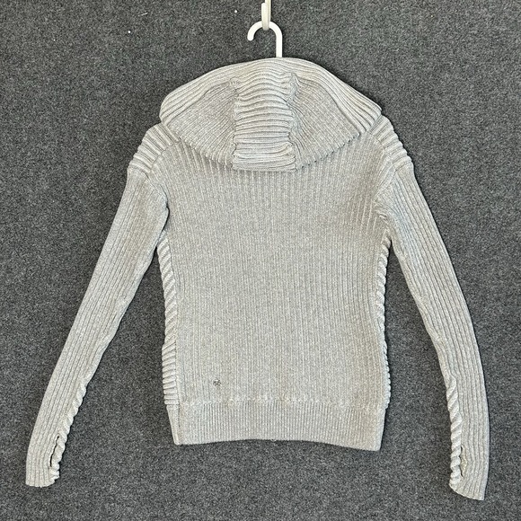 Lululemon Embrace Full Zip Hoodie Scuba Sweater -Gray - Women's Size 4 - EUC!!!! - Picture 7 of 16